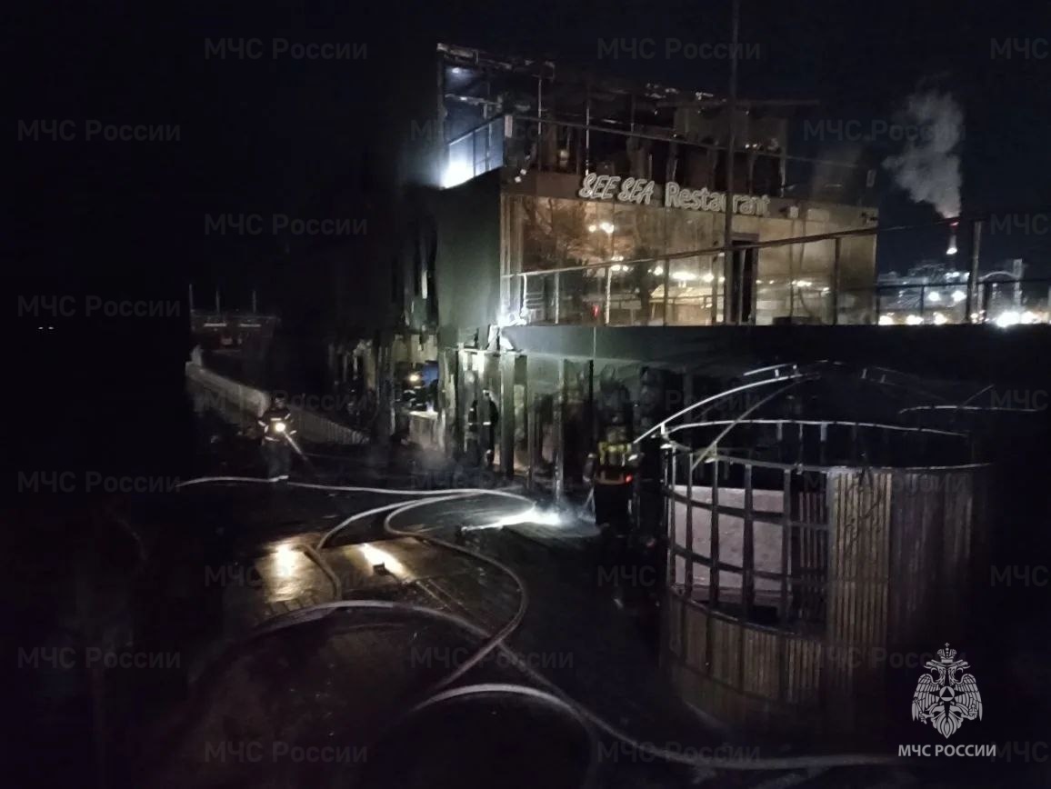 пожар в ресторане