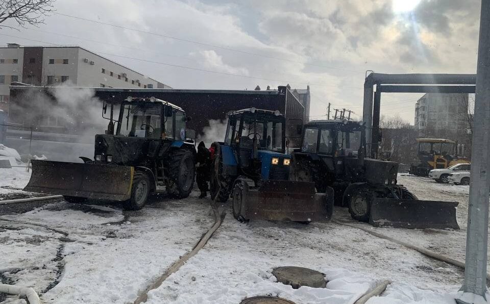 порыв теплотрассы