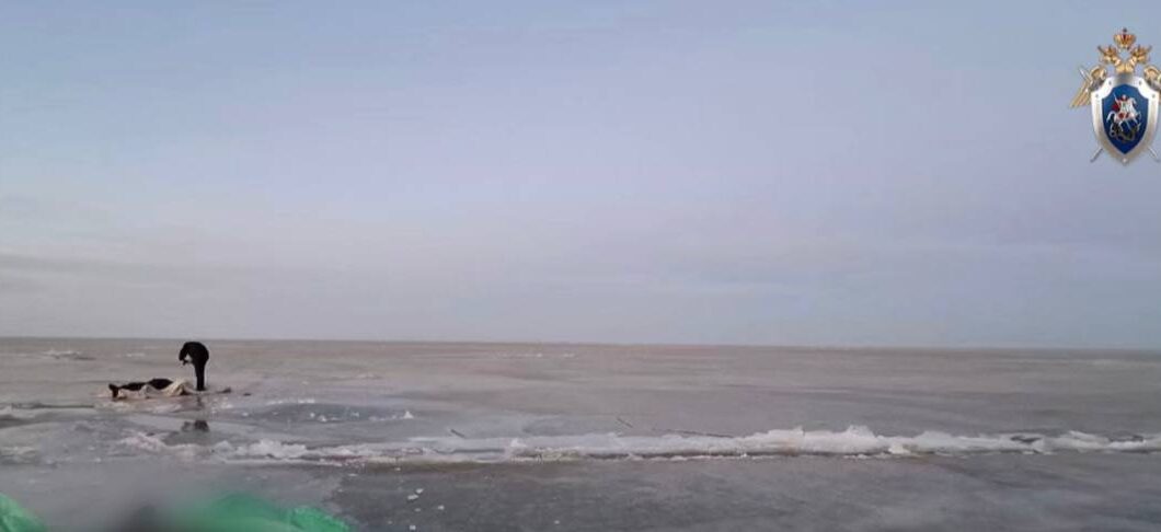 под лед провалился